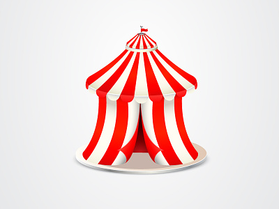 Circus adobe adobe illustrator circus design icon illustration illustrator tent vector