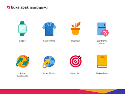 Dope Icon Bukalapak app app design bukalapak ecommerce ecommerce app icon icon app icon design icon dope system icon system icons