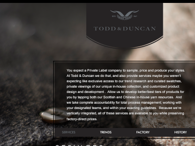 Todd & Duncan Website cashmere todd duncan web website