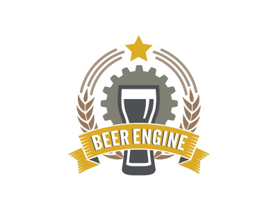 Beer Engine 2 app beer branding flat design identity logo