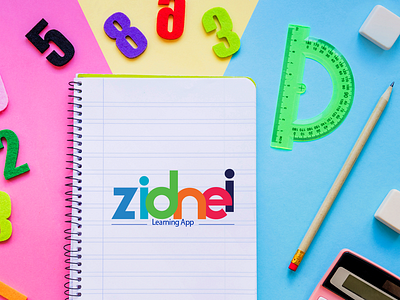Zidnei Learning App icon logo design logo design branding typography web design website