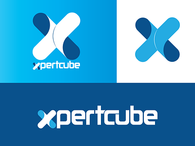 Xpertcube Logo branding illustration logo logo design logo design branding