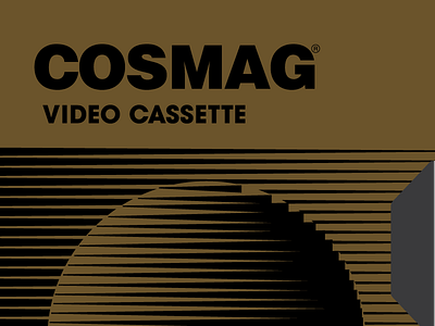 Cosmag E-180 reproduction typography vhs vhstype