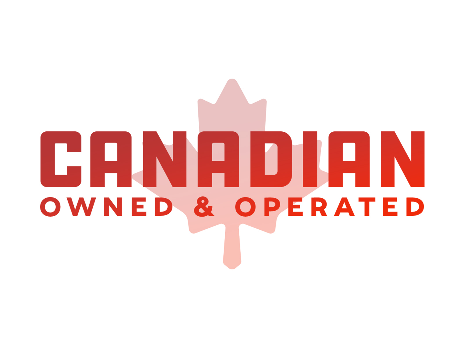 Canadian Owned & Operated Logo by Kyle Humber on Dribbble