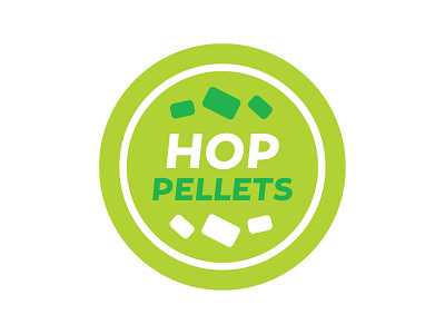 Hop Pellets Icon branding graphic design logo