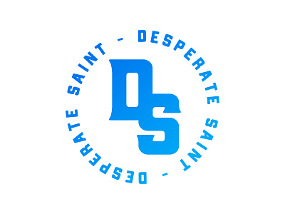 Desperate Saint Monogram Logo branding graphic design logo typography