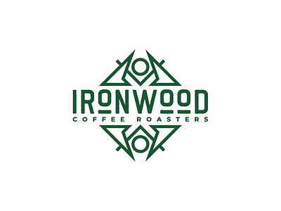 Ironwood Coffee Roasters [concept logo] branding graphic design logo typography