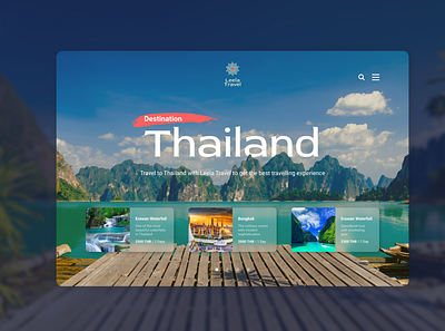 Travel Agency Website Design branding interface design style guide user experience user research ux web design