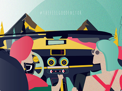 A Series Driving illustration vector