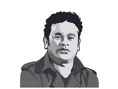 AR Rahman arrahman artwork bollywood design digitalart graphicdesign illustration indianplaybacksinger legendsofbollywood legendsofindansingers mollywood musicdirector southindiansinger