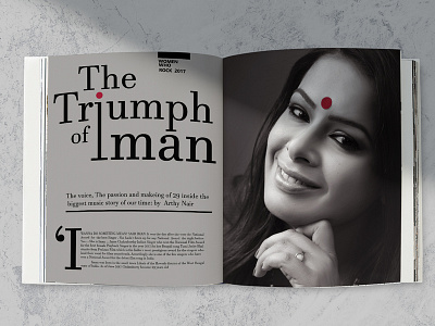 Magazine page : Iman chakraborty