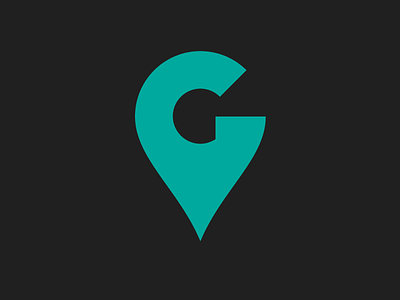 Location Logo app glass location pin