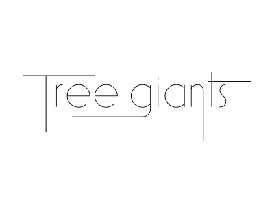 Tree Giants Logo band lines logo