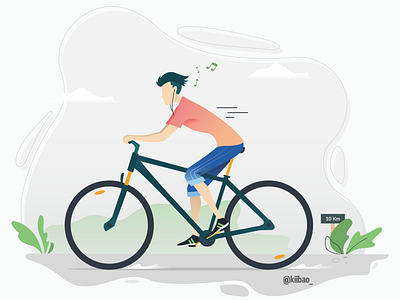 Cycling Illustration