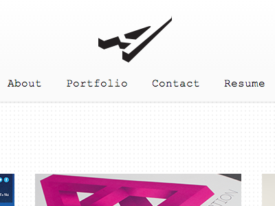 Personal Webpage identity logo personal pieces pink portfolio site website