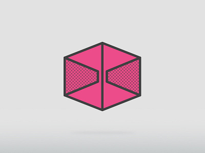 Dribbble Cubism design dribbble icon shape vector