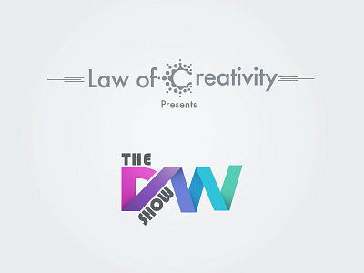 Law of Creativity and the dan show logo branding creativity design logo