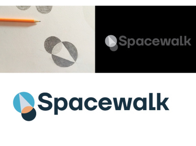 Spacewalk branding graphic design logo