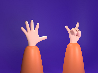 3d Hands_ illustration