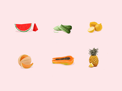 Fruit icons