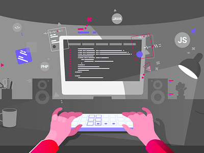 Programmer by Deewaker Arya on Dribbble