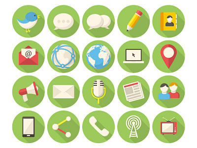 Media and Communication Icons