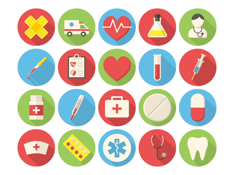 Medical Icons by Nikolai Titov on Dribbble