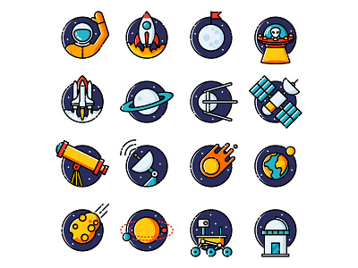 Space Icon Set