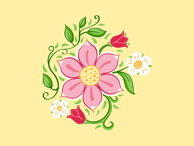 Floral Design background design floral flower illustration leaves vector