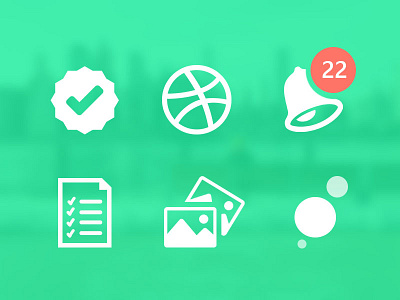 Icons ios 7 menu mobile profile ux design web design