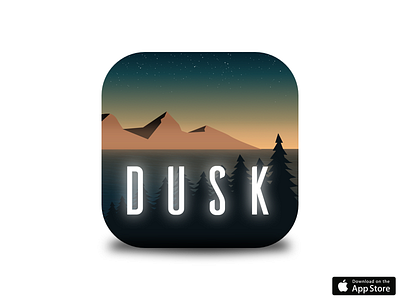 Dusk App App Store Icon app dusk icon logo mobile