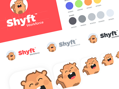 Shyft Workforce brand icon logo mobile ui ux