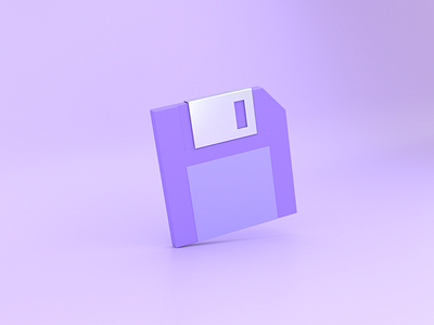 3D Floppy Disc Icon