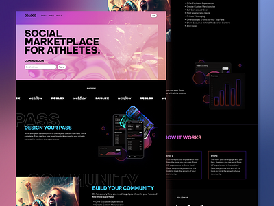 Social Marketplace Landing Page