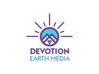 Devotion Earth Media brand brand design design illustrator logo logo design