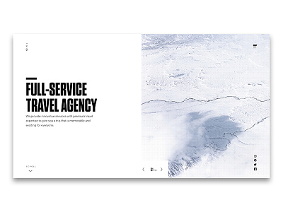 Travel Agency Concept graphic design ixd typography ui ux visual design web design