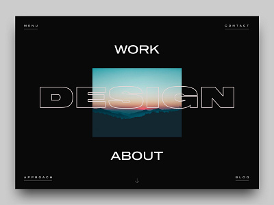 Portfolio Site Concept design desktop graphic design ixd typography ui ux visual visual design web design