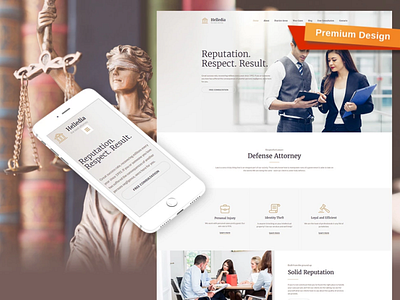 Lawyer Premium Website Design design for website mobile website design responsive website design web design website design website template