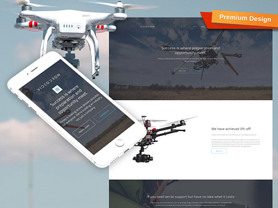 Drone Video Website Design