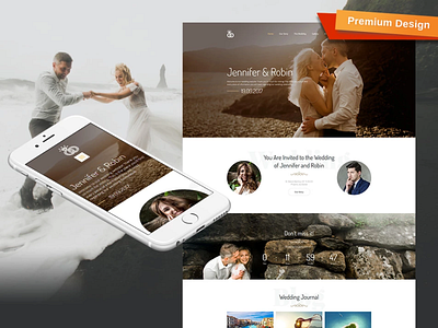 Jennifer & Robin Responsive Website Template