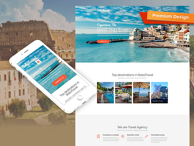 Bobo Travel Responsive Website Template