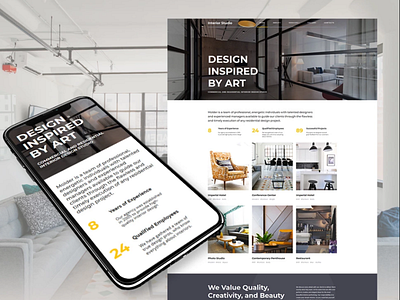 Interior Design Premium Template design for website mobile website design web design website design website template