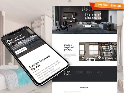 Home Decor Website Template for Architectural Services