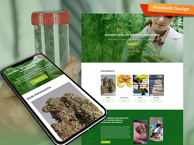 Marijuana Dispensary Design for Medical Website design for website marijuana dispensary medical websites responsive website design web design website design website template