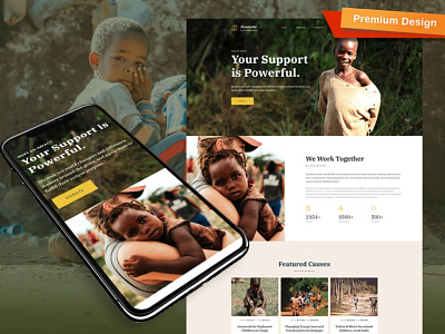 NGO Website Template for Charity Organizations