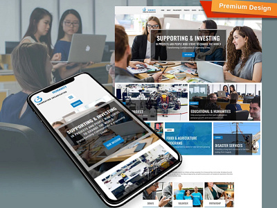 Foundation Website Template for Communities & Organizations communities design for website foundation website mobile website design organizations responsive website design web design website design website template