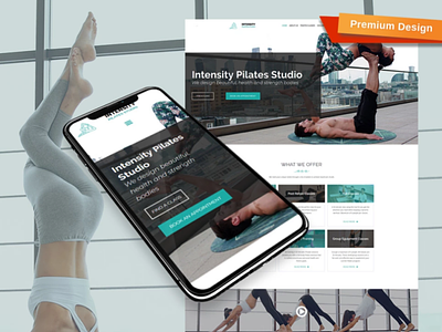 Pilates Website Template for Sport Studio
