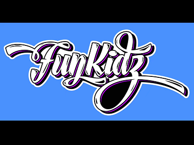 FunKidZ. font design font logo