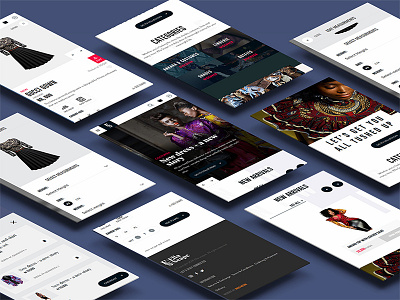 Ellascape Apparel - Responsive Preview app concept design dribble ecommerce interaction ui ui design ux ux design web ui website development
