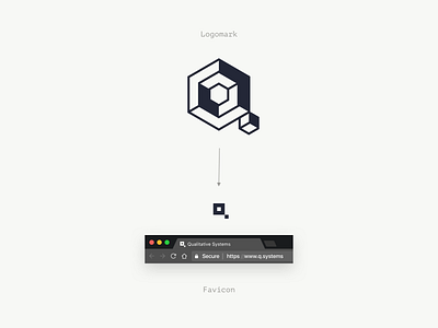 Qualitative Systems Favicon branding design favicon identity logo logomark q systems